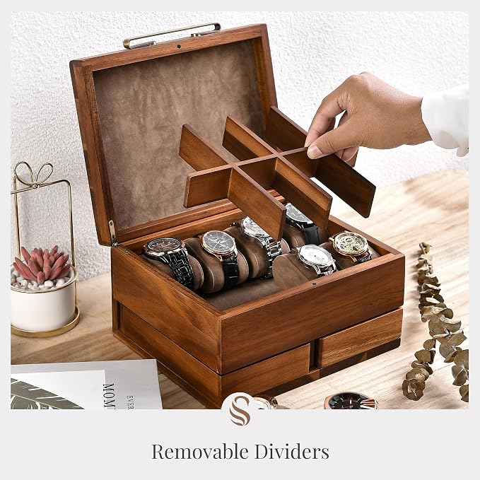 Shanik Luxury Large Watch Box Organizer - Image 6