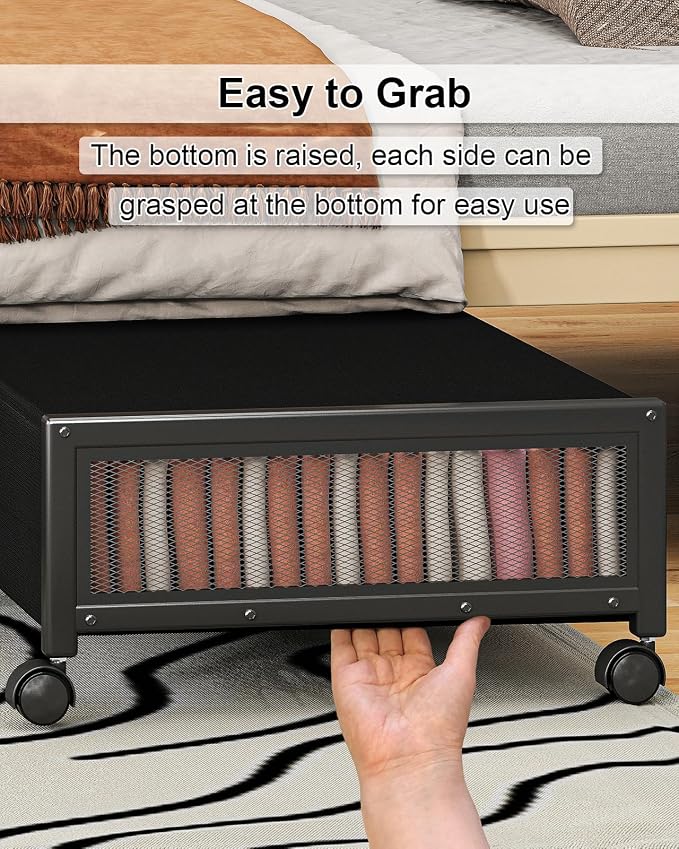 2 Pack Under the Bed Storage Containers, 36 inch Long Underbed Storage - Image 6