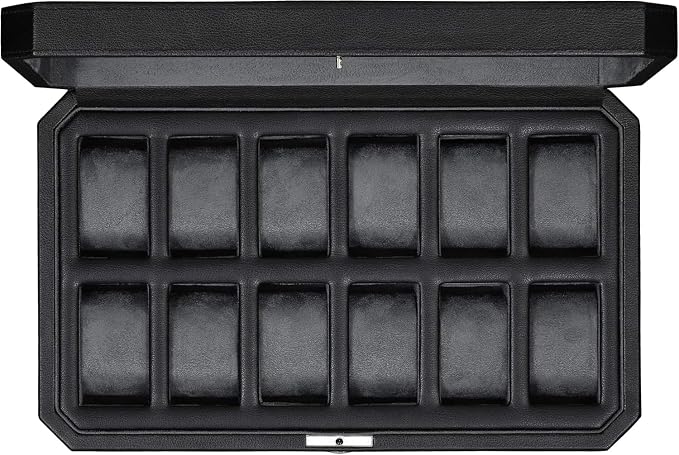 ROTHWELL 12 Slot Leather Watch Box by RothwellSanFrancisco