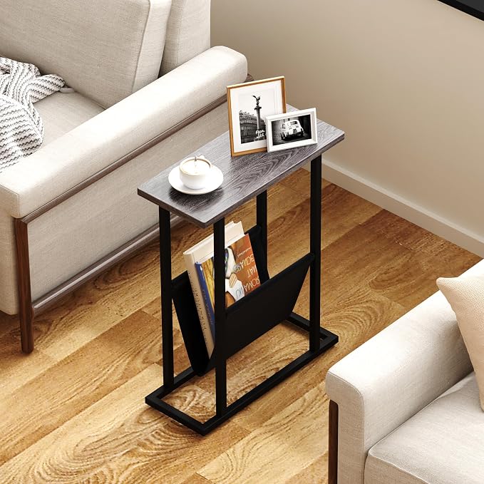 Yusong Narrow Side Table for Small Spaces, Small End Table - Image 8