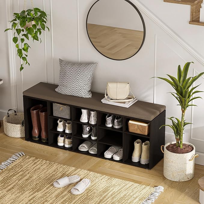 DINZI LVJ Shoe Storage Bench - Image 2
