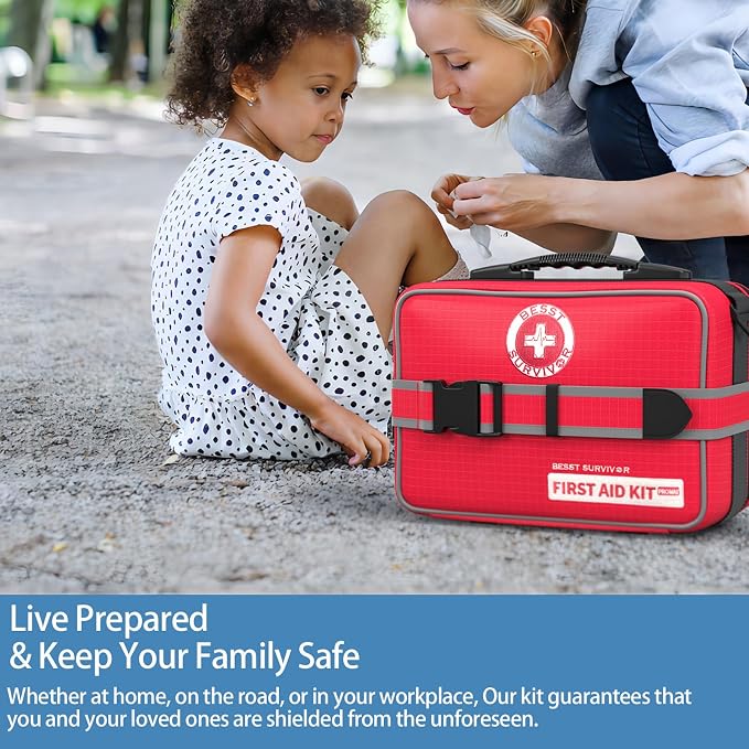 401 Piece First Aid Kit with Chest Seals -Labeled, Expandable & Mountable - Image 8