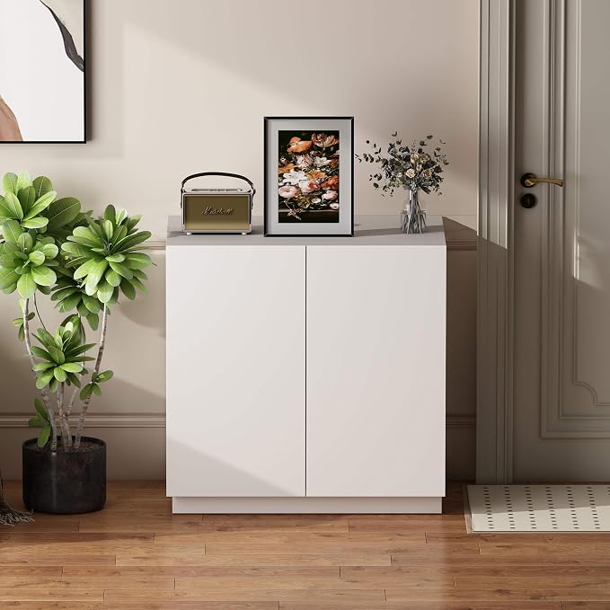 Large/Tall Litter Box Enclosure, Modern Wooden Litter Box Furniture - Image 8