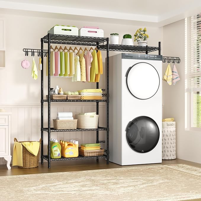 Ulif U5 Over the Washer and Dryer Storage Shelf, Laundry Room Space Saver - Image 6