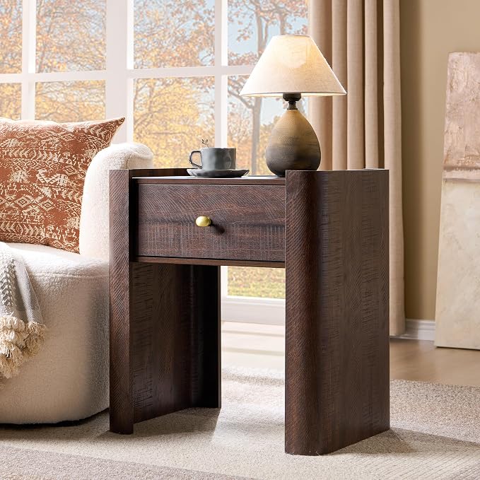 23.6" Tall Modern Nightstand - Image 7