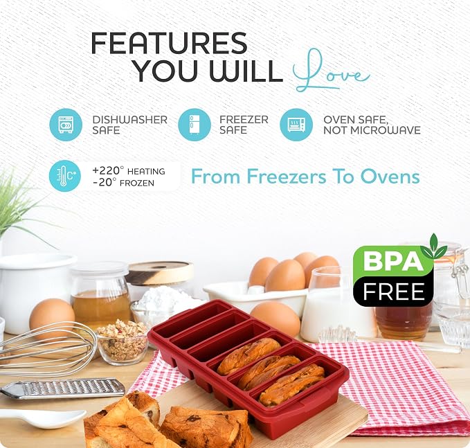 1/2 Cup Silicone Freezer Tray - Image 5
