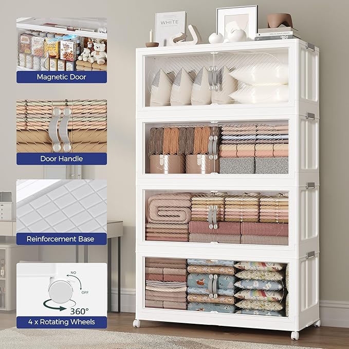 360QT Extra Large Stackable Storage Bins - Image 7