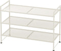 Simple Houseware 3-Tier Stackable Mesh Shoe Rack by SimpleHouseware