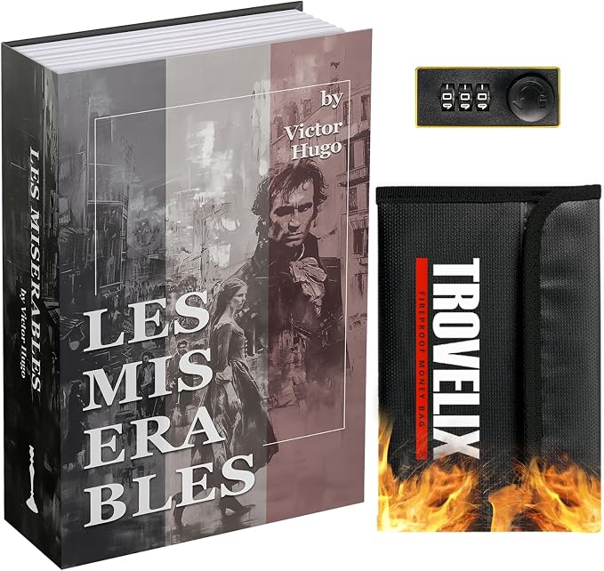 Les Miserables Book Safe, Hidden Compartment by KOFAIR