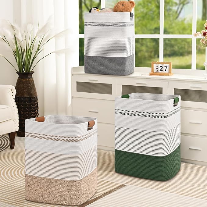 Laundry Hamper, 85L Tall Laundry Basket - Image 8