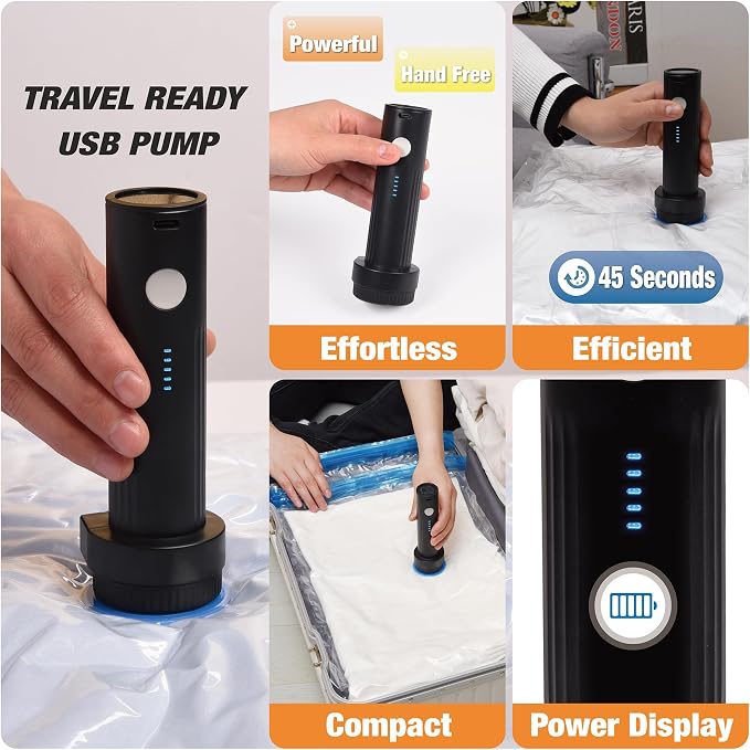 12 Pack Travel Vacuum Storage Bags - Image 3