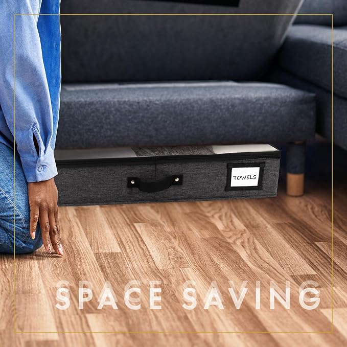 HOMELUX THEORY 2pc Under Bed Storage Containers, Bedroom Under the Bed Drawer - Image 8