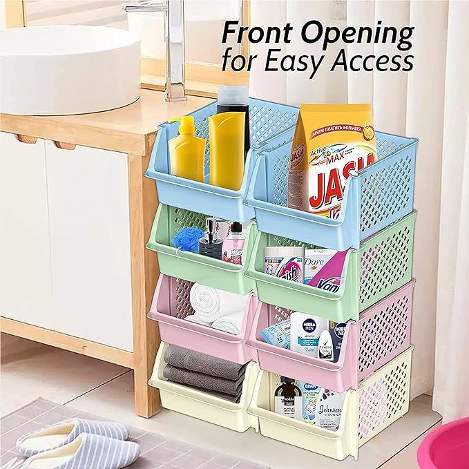 TidyFriend Stackable Storage Bins - Image 4