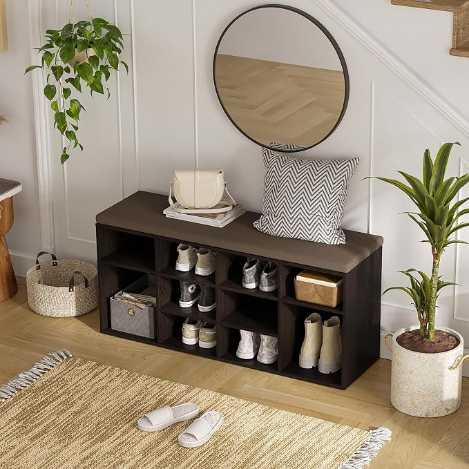 DINZI LVJ Shoe Storage Bench - Image 2
