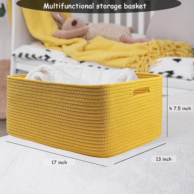 COMFY-HOMI 2 pcs Large Storage Baskets - Image 3