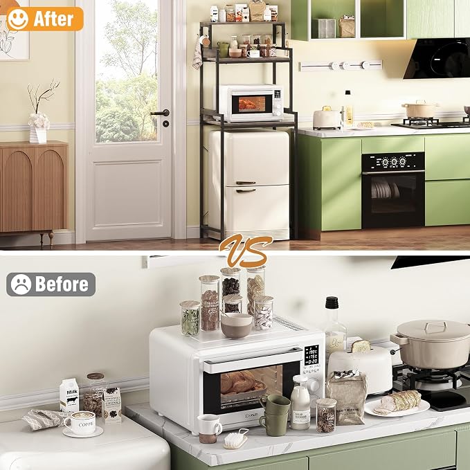 3-Tier Kitchen Bakers Rack - Image 7