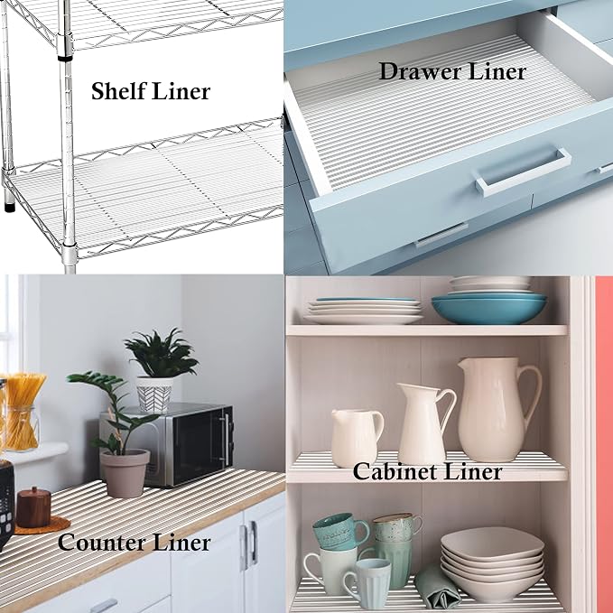 Shelf Liners for Kitchen Cabinets Non Adhesive Drawer Liner 20 Inch Wide X 20 - Image 6