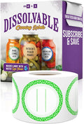 Canning Labels Dissolvable Stickers by MESS