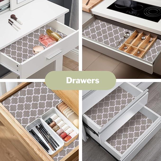 Drawer and Shelf Liner for Kitchen Cabinet: 17 in X 20 Ft Non Slip Waterproof - Image 5