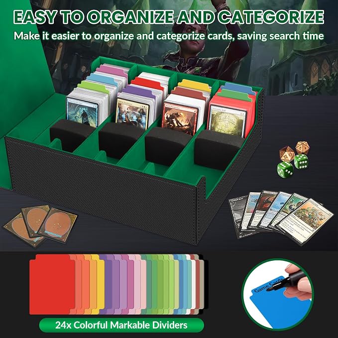 AOBOPLE Trading Card Storage Box, 3200+ Card Box Storage - Image 4