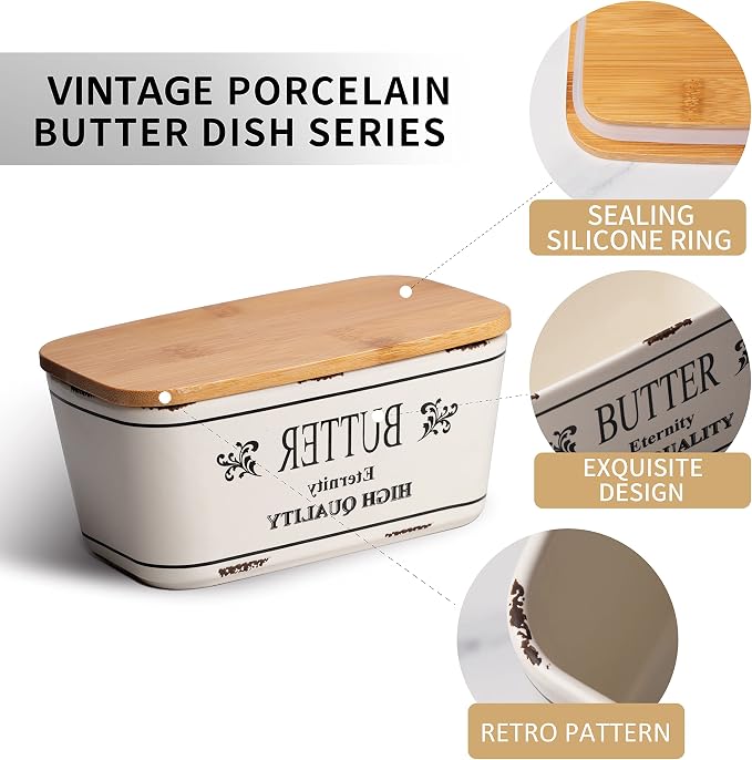 Hasense Farmhouse Butter Dish - Image 3