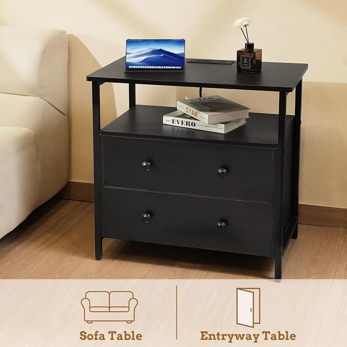 27 inch Wide Night Stand Set 2 - Image 8