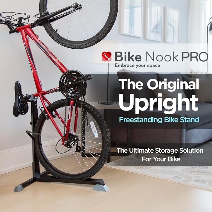 Bike Nook Bike Stand & Vertical Storage Rack The Original Vertical Bicycle - Image 2