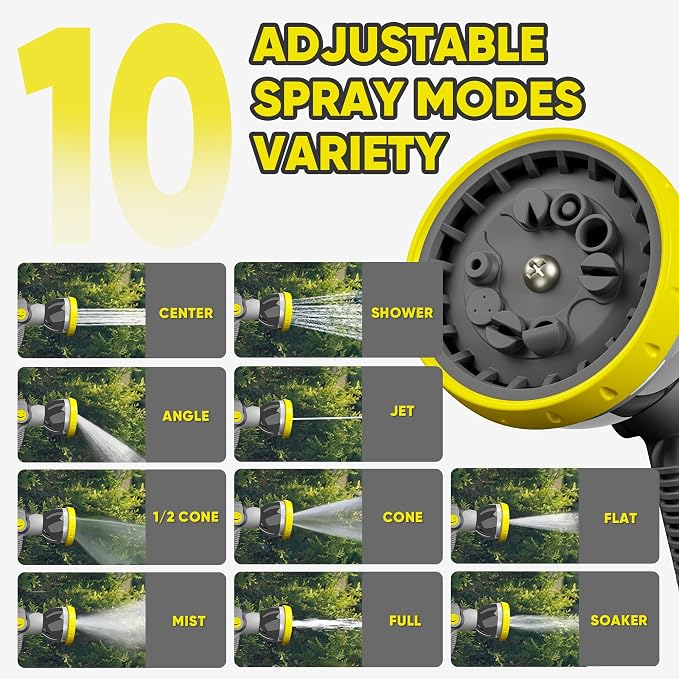 SILVEL Retractable Garden Hose Reel – 1/2 in x 150FT Heavy Duty Automatic Hose - Image 3