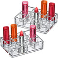 Amazing Abby - Allure - 2-Pack 12-Slot Acrylic Lipstick Organizer, Lipstick by AmazingAbby