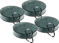 VENO 4 Pack Christmas Wreath Storage Container by Veno