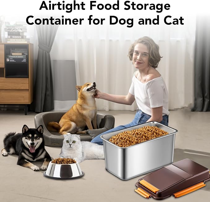 Dog Food Storage Container Stainless Steel - Image 7