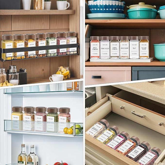 ZEHIQ 48Pcs Glass Spice Jars - Image 8