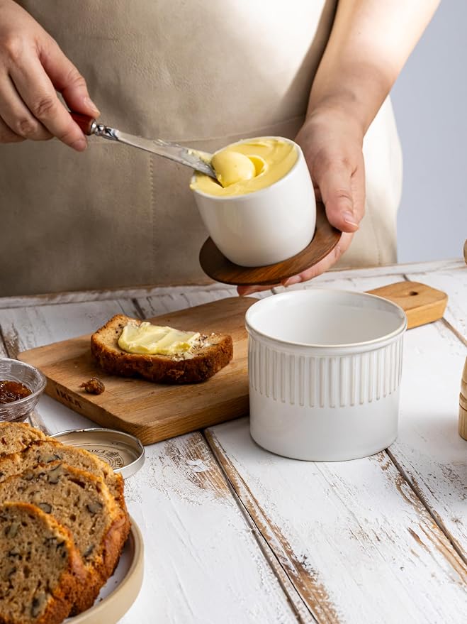 Ceramic Butter Dish With Lid, Butter Crock - Image 9