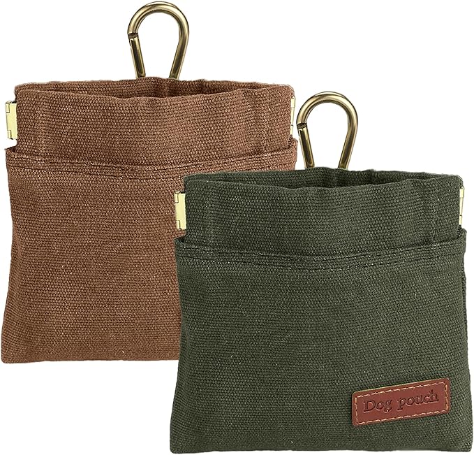 2PC Dog Treat Pouch, Dog Training Treat Reward Bag, Portable Puppy Hand Free by VZZNN