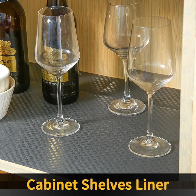 iwtmm Shelf Drawers Liners for Kitchen Cabinets Non-Slip, Oil-Proof Drawer - Image 4
