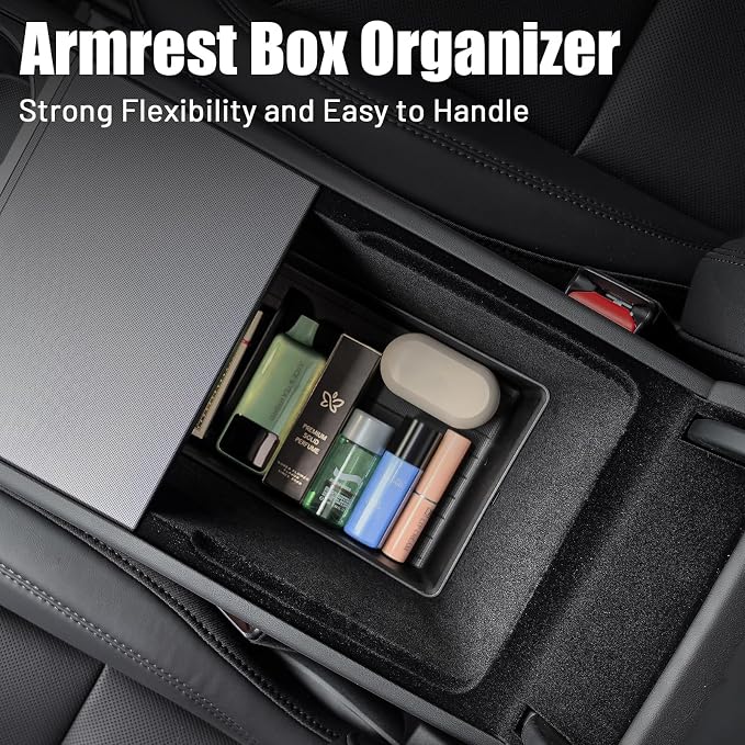 2 Pcs Center Console Organizer Bottom Trays - Image 4
