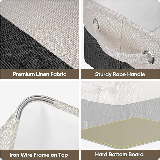 BALEINE 1 Pack Fabric Storage Bins - Image 9
