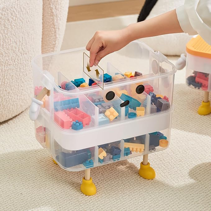 Organizers Storage Box for lego: Plastic Stackable Storage Case - Image 3
