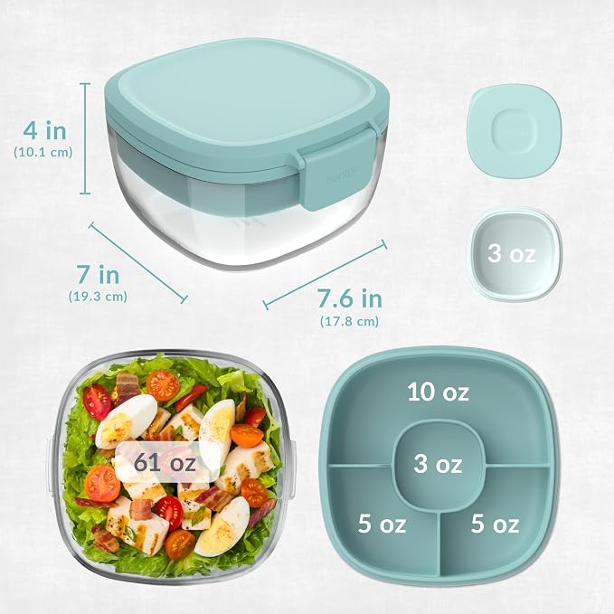 Bentgo Glass All-in-One Salad Container - Image 6