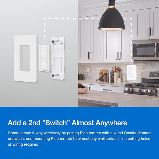 Lutron Caseta Original Smart Dimmer Switch Kit w/ Hub, - Image 11