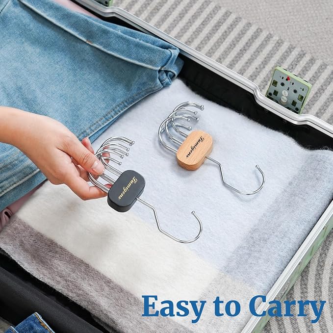 Belt Hanger, Belt Organizer for Closet, Rotatable Tie Rack, Belt Holder - Image 3