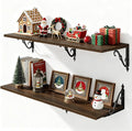 Fun Memories 40 Inch Floating Shelves Wall Mounted, 12 Inch Deep Wall Shelves by FunMemories