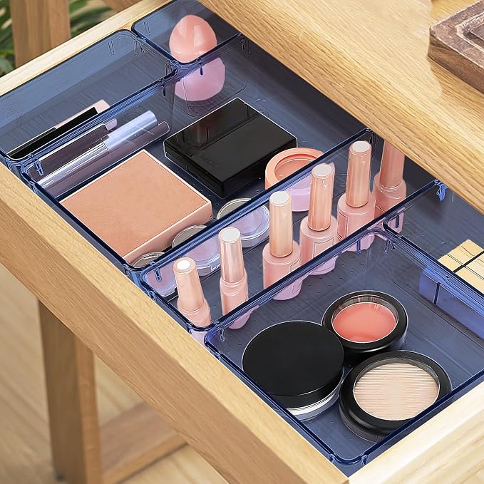 25 PCS Drawer Organizer Set, 5 Varied Size Bathroom and kitchen Drawer cabinet - Image 5