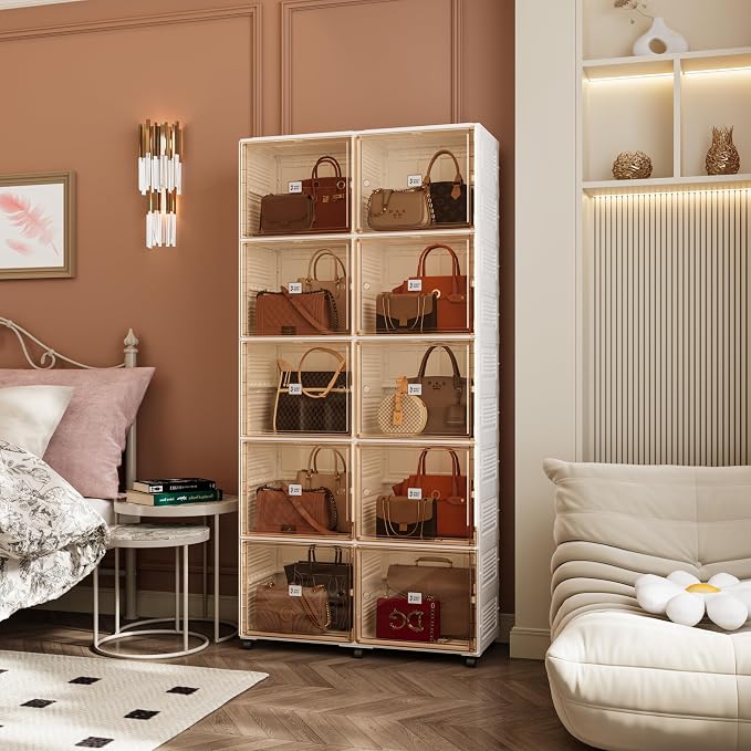 10 Cubbies Handbag Storage Organizer - Image 4