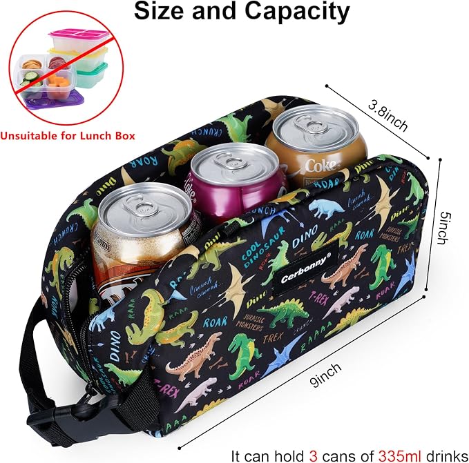 Cerbonny Freezable Cooler Bag for Work/School Travel - Image 4