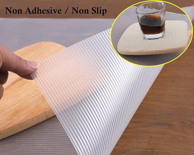Shelf Liners for Kitchen Cabinets 16 Inch X 20 Ft Non Adhesive Cabinet Drawer - Image 4