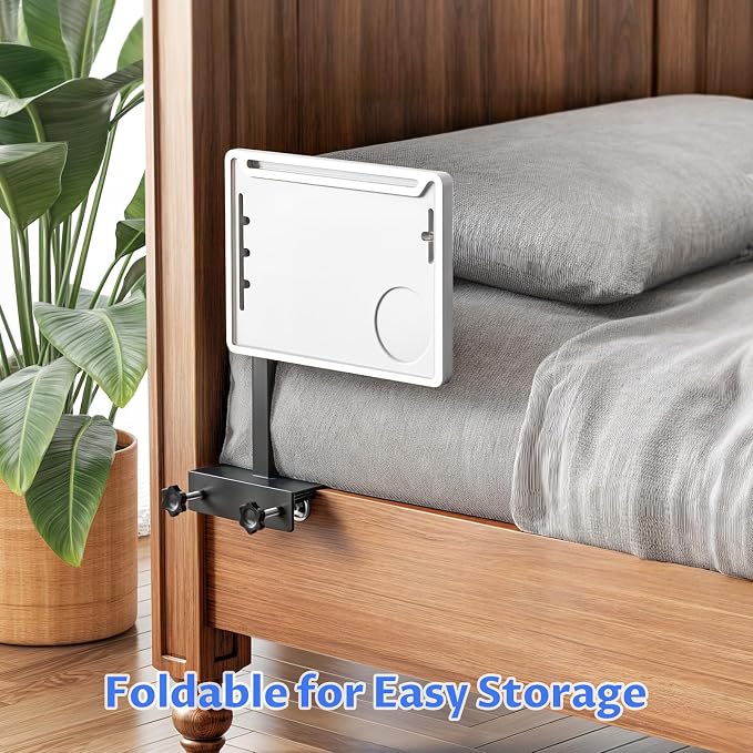 NiHome Height-Adjustable Bedside Shelf - Image 6