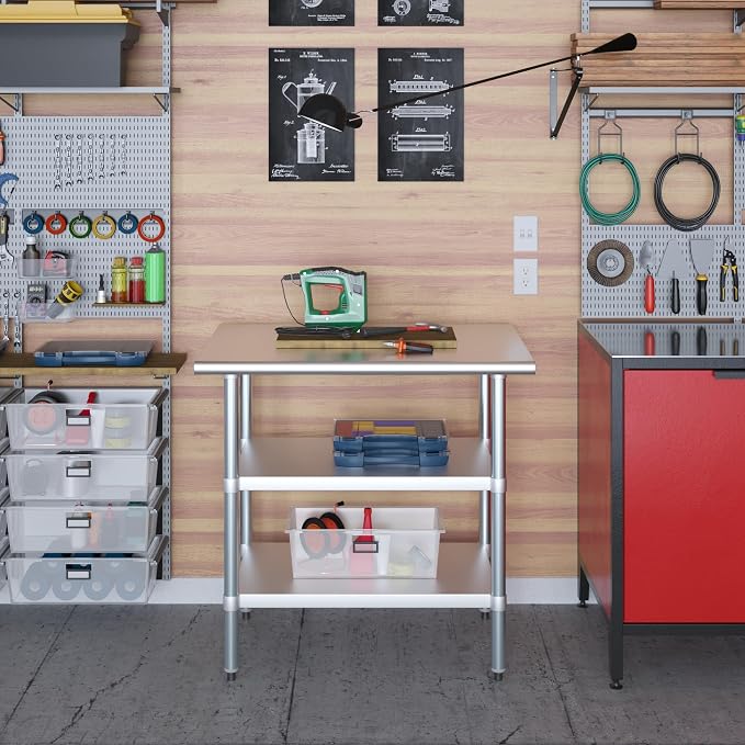 AmGood Stainless Steel Work Table - Image 7