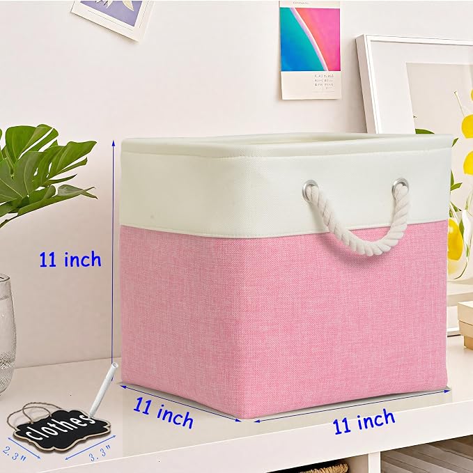 storage cubes 11x11x11, Fabric Storage Cubes - Image 3