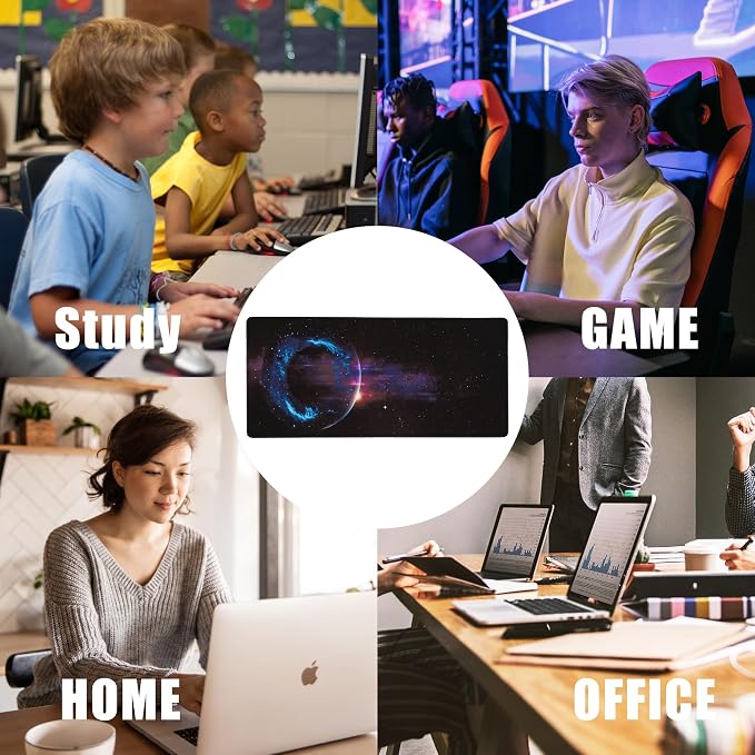 Mouse Pad, Abstract Space Desk Mat - Image 7